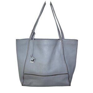 Botkier‎ Soho Pebbled Gray Leather Tote Handbag Large 18" X 13 Carry On